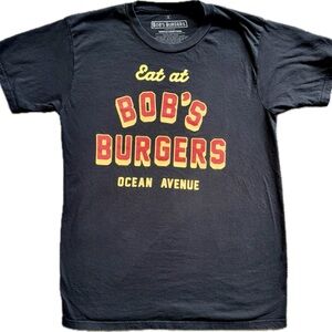 Ripple Junction Black 'Bob's Burgers' Tee 100% Cotton